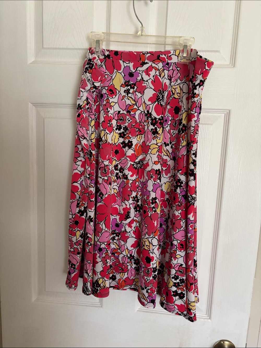 George Pink Floral A-Line Skirt